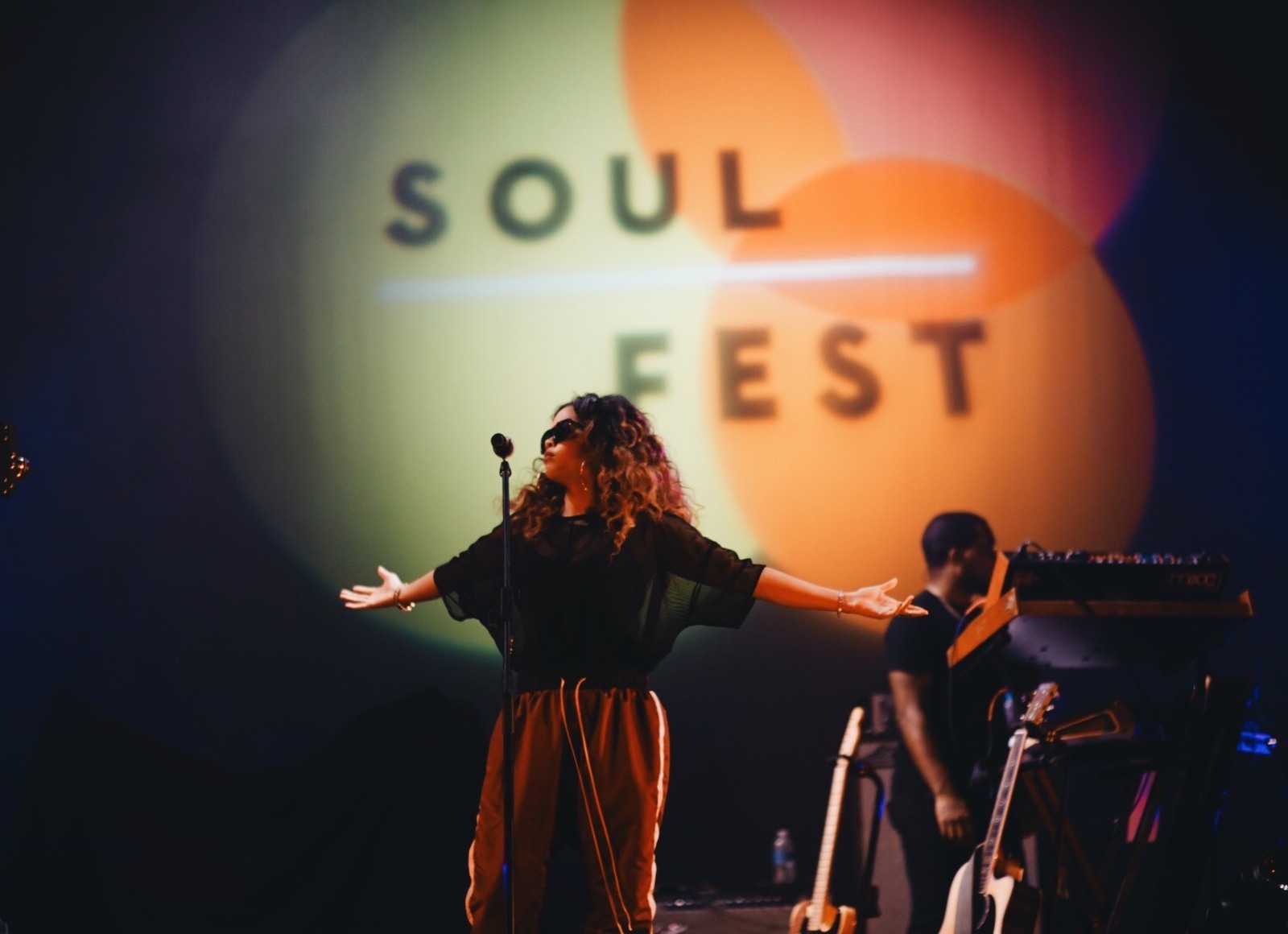 Live performance photographed at Soul Fest